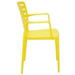 Conjunto-de-4-Cadeiras-Plasticas-Tramontina-Sofia-com-Encosto-Horizontal-e-Bracos-em-Polipropileno-e-Fibra-de-Vidro-Amarelo