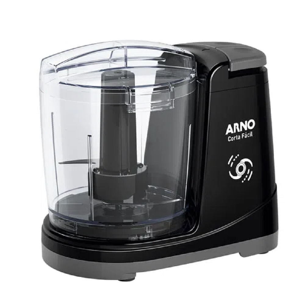 Processador de Alimentos Arno Corta Fácil 135W Limpa Fácil com Lâminas Removíveis Preto MP10 – 220 Volts