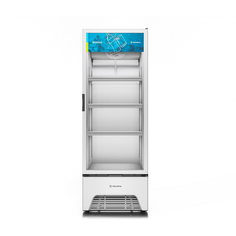 Expositor Vertical Metalfrio 370 Litros Branco VB40AL - 127 Volts