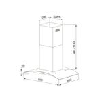 CoifadeIlhaFranke90cmInoxGlassClassic127Volts