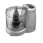 MiniprocessadordeAlimentosBlackDecker120W2velocidadesLaminasemAcoInoxPrataHC32P–220Volts