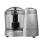 MiniprocessadordeAlimentosBlackDecker120W2velocidadesLaminasemAcoInoxPrataHC32P–220Volts