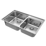 Cuba-de-Sobrepor-Dupla-Franke-Bell-86x48-30-Litros-e-24-Litros-5-Inox