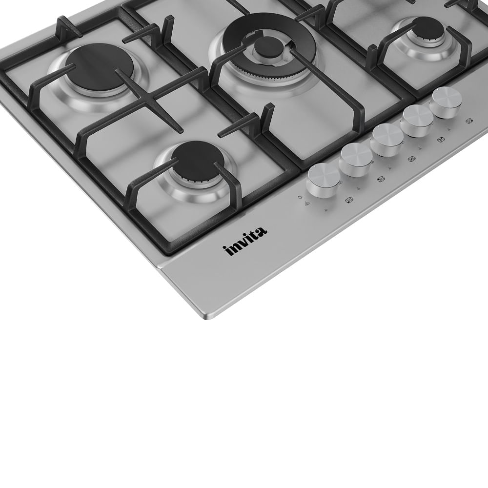 Cooktop-a-Gas-Invita-5-Bocas-70cm-Inox---Bivolt