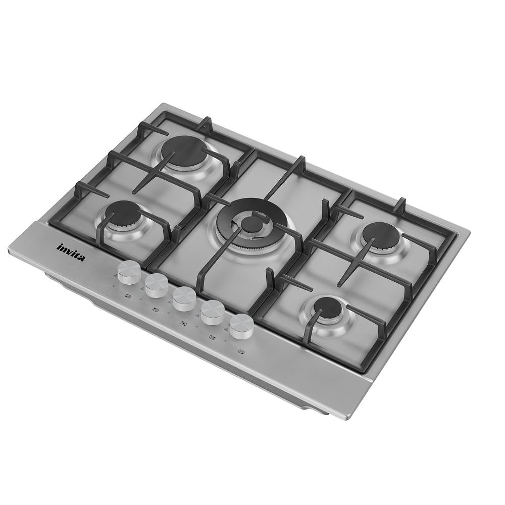 Cooktop-a-Gas-Invita-5-Bocas-70cm-Inox---Bivolt