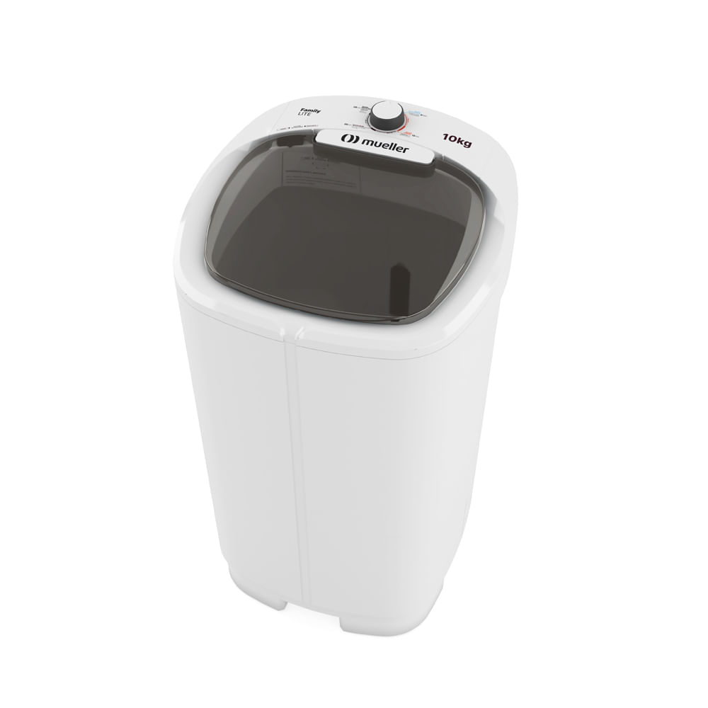 Lavadora de Roupas Semiautomática Mueller Family Lite 10 Kg Branca – 127 Volts