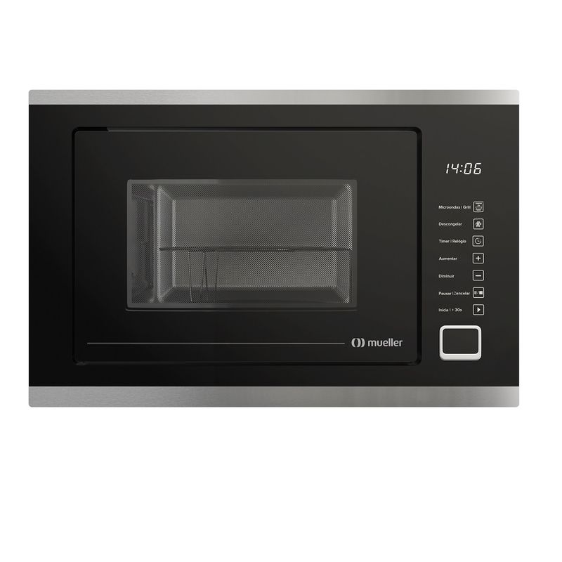 Micro-ondas-de-Embutir-Mueller-25-Litros-Preto-MMO0225G1---127-Volts