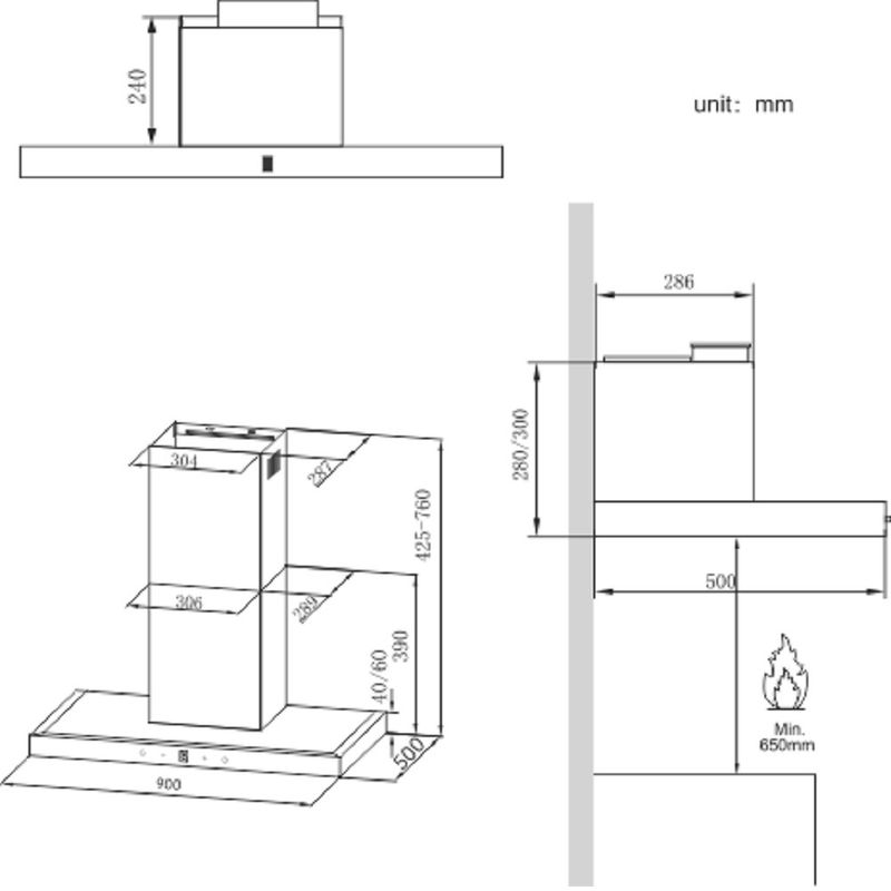 Coifa-de-Parede-90cm-Mueller-Plana-em-Inox-MCF0190G1-–-127-Volts