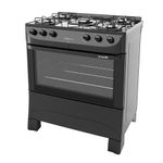 Fogao-de-Piso-Mueller-5-Bocas-Fratello-Vetro-com-Mesa-de-Vidro-Preto---Bivolt