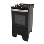 Fogao-de-Piso-Mueller-4-Bocas-Piacere-Vetro-Preto-Fosco-–-Bivolt