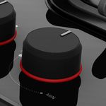 Fogao-de-Piso-Mueller-4-Bocas-Piacere-Vetro-Preto-Fosco-–-Bivolt