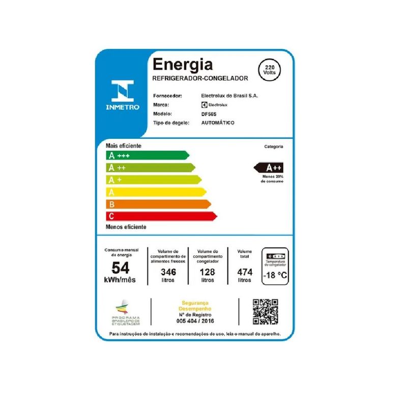 Refrigerador-Electrolux-474-Litros-Top-Freezer-DF56S-Platinum---220-Volts