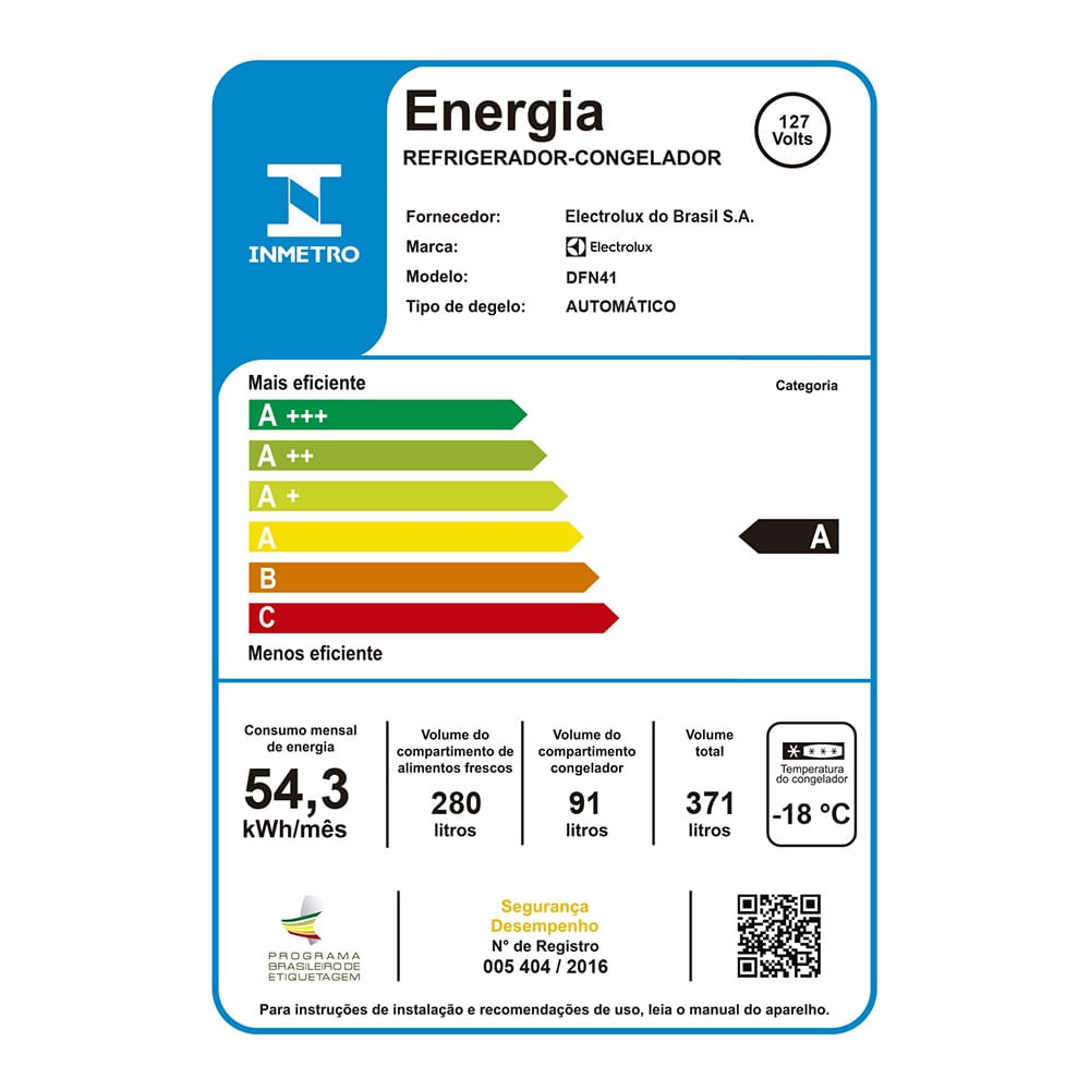 Refrigerador-Electrolux-Frost-Free-371-Litros-Branco-DFN41---127-Volts
