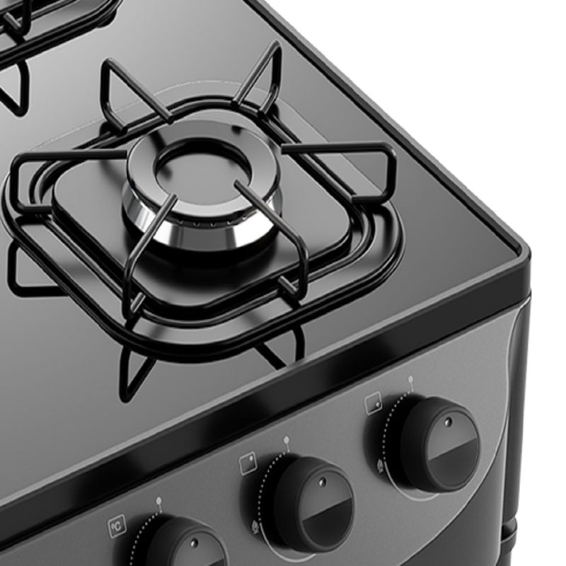 Fogao-de-Piso-Mueller-4-bocas-com-mesa-de-vidro-Fratello-Vetro-Preto-–-Bivolt