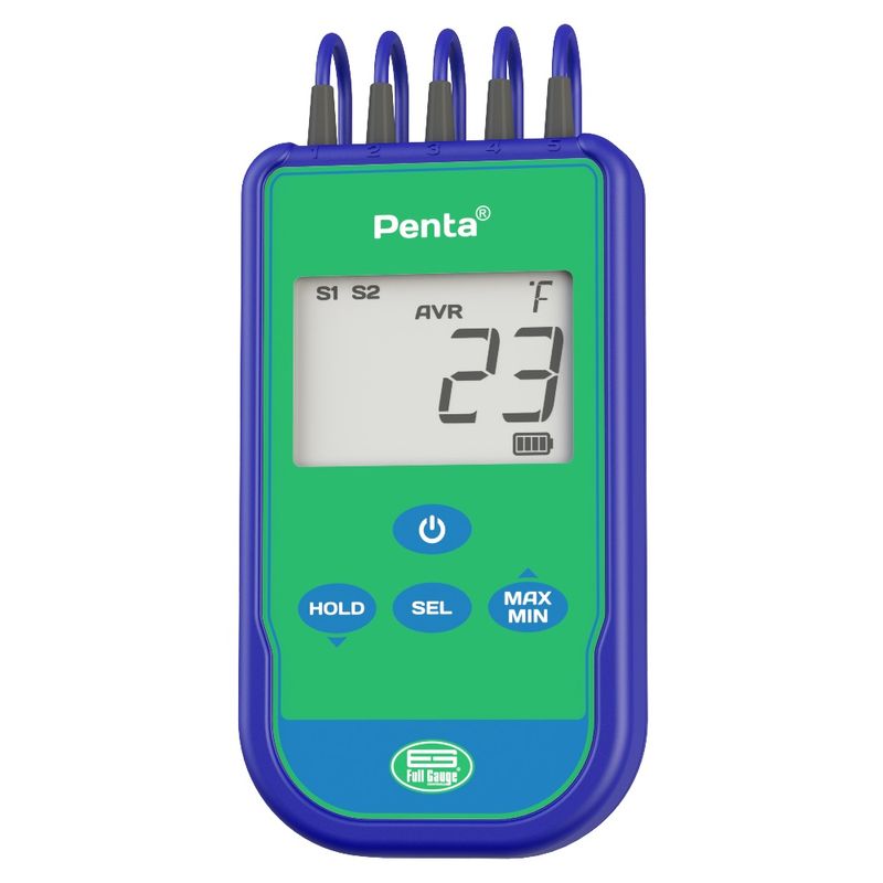 TermometroPortatilFullGaugecom5SensoresPenta