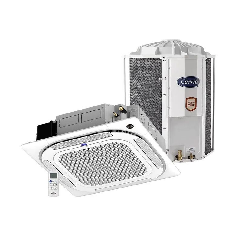 Ar-condicionado-Split-Cassete-Inverter-Carrier-4-Vias-Connect-36000-BTU-h-Frio-Monofasico-40KVQC36C5---220-Volts