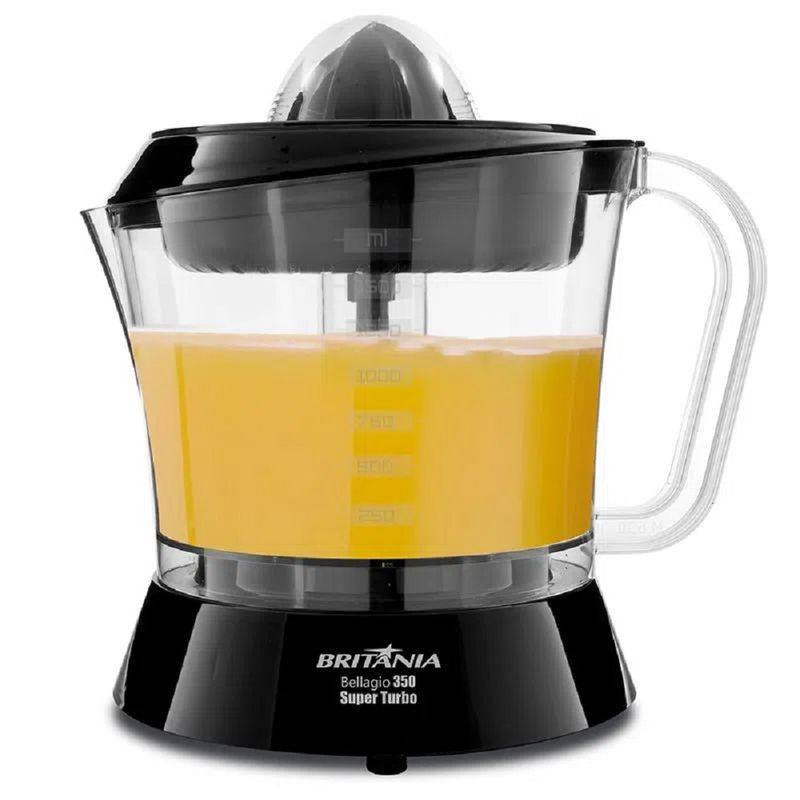 Espremedor-de-Frutas-Bellagio-350-Super-Turbo-Preto---220-Volts-