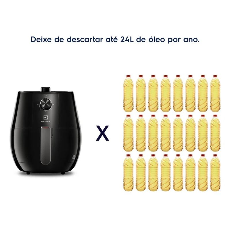 Fritadeira-Eletrica-Air-Fry-Electrolux-32-Litros-Preta-EAF10---220-Volts