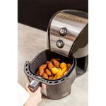 Fritadeira-Eletrica-Air-Fry-Britania-435-Litros-Preto-e-Inox-BFR40PI---127-Volts-
