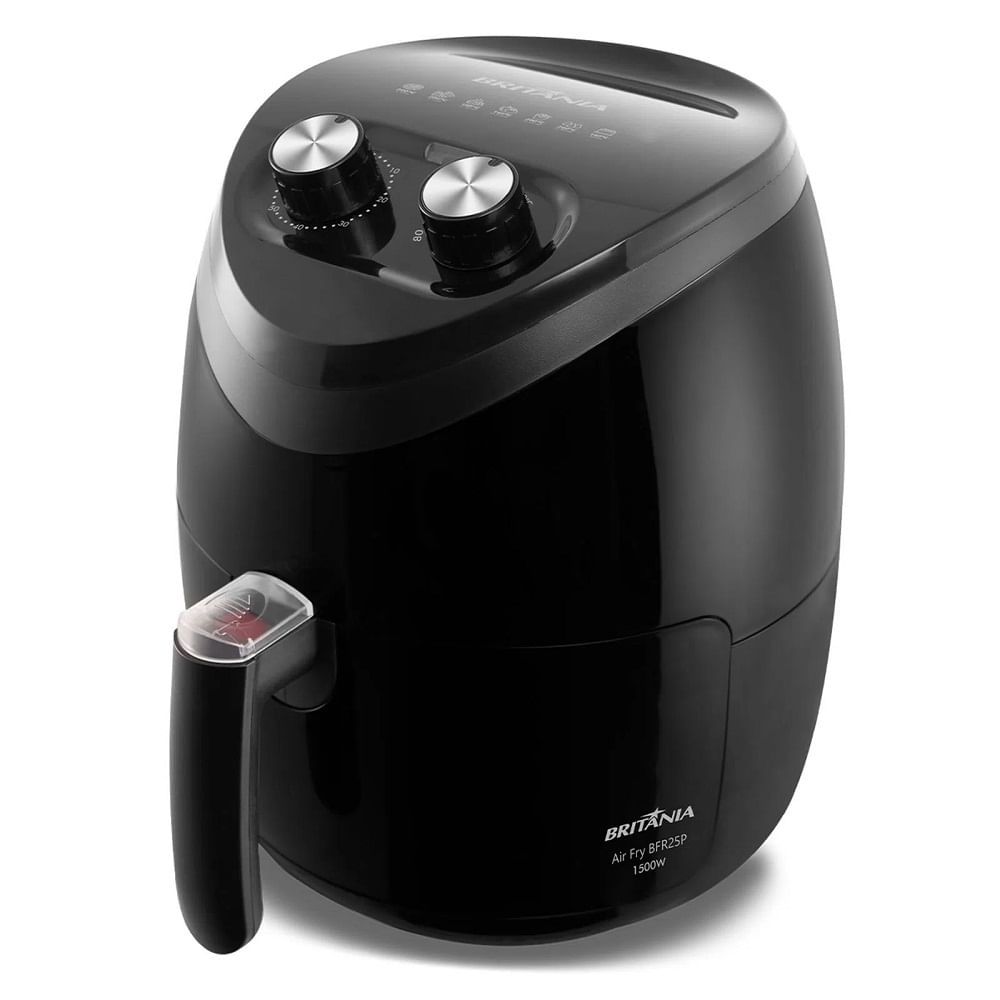 Fritadeira-Eletrica-Air-Fry-Britania-35-Litros-Preto-127V-BFR25P