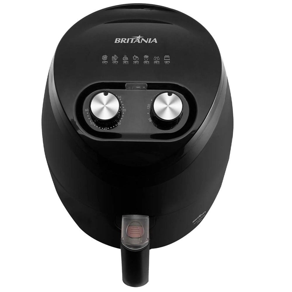 Fritadeira-Eletrica-Air-Fry-Britania-35-Litros-Preto-127V-BFR25P
