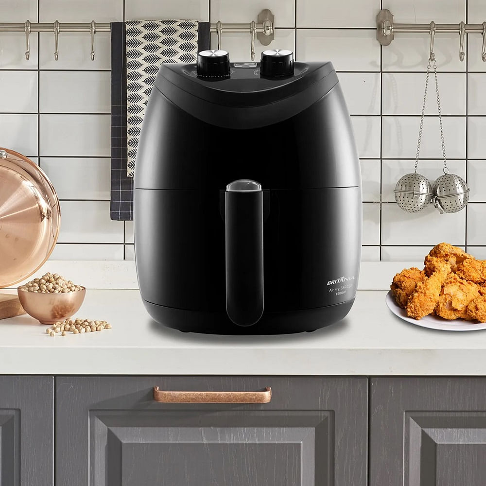 Fritadeira-Eletrica-Air-Fry-Britania-35-Litros-Preto-127V-BFR25P