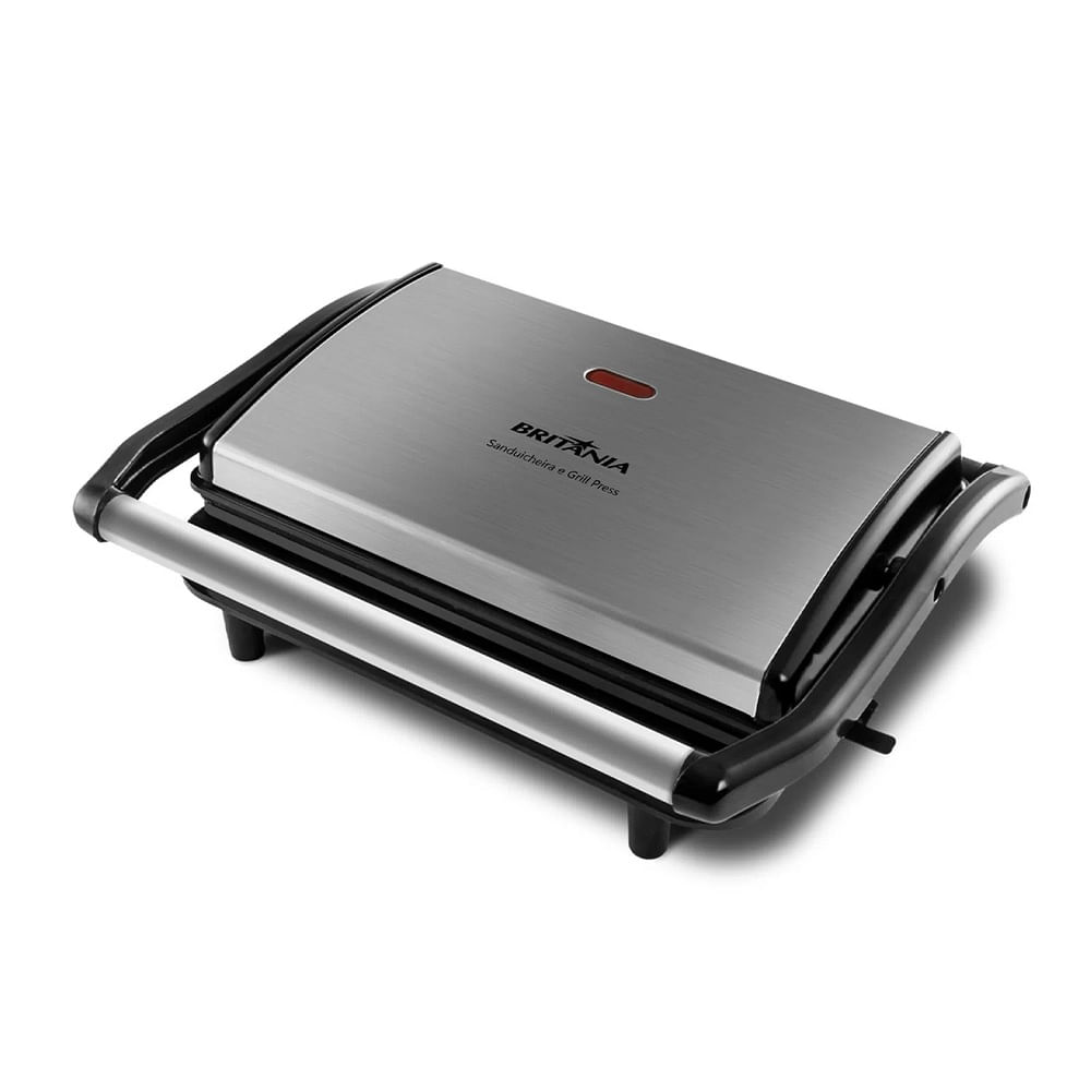 Grill-e-Sanduicheira-Britania-Inox-Press-BGR27I-–-220-Volts
