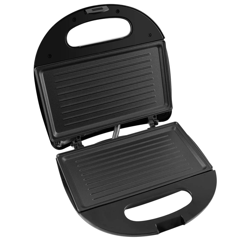 Sanduicheira-e-Grill-Britania-Crome-Preto-Inox-–-127-Volts