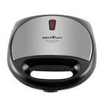 Sanduicheira-e-Grill-Britania-Crome-Preto-Inox-–-220-Volts-
