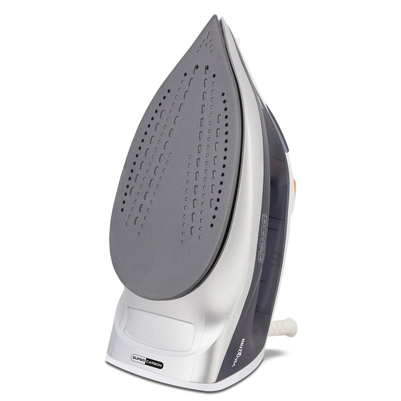 Ferro-a-Vapor-Britania-Branco-e-Cinza-BFV2000B-base-Antiaderente-–-127-Volts