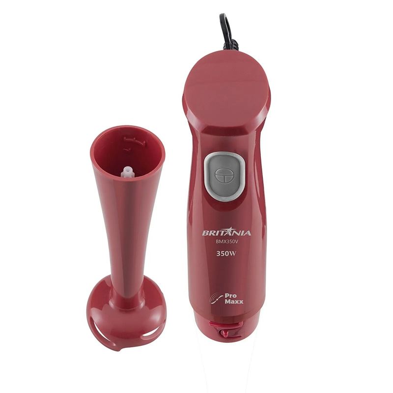 MixerBritania350WProMaxxVermelhoBMX350V–220Volts
