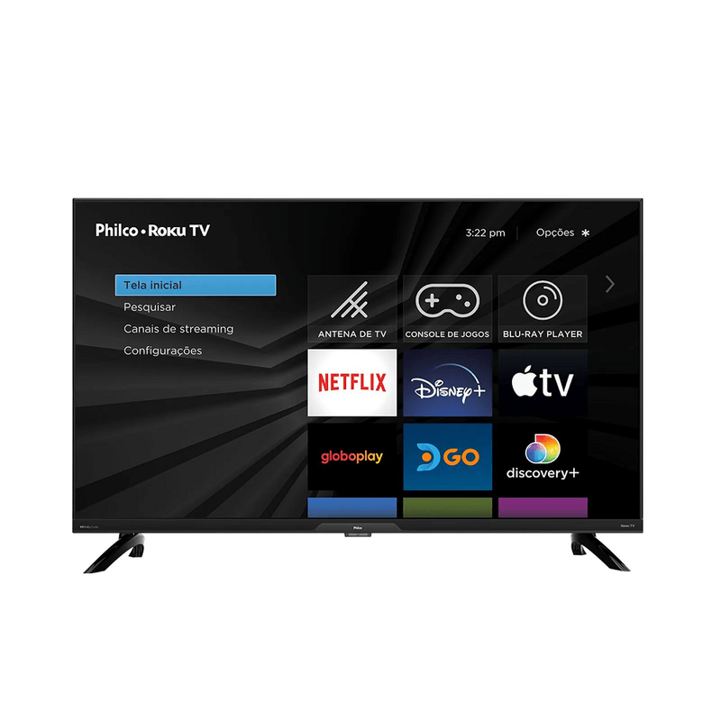 SmartTVPhilco32”LedDolbyAudioPTV32G7ER2CPBLH–Bivolt