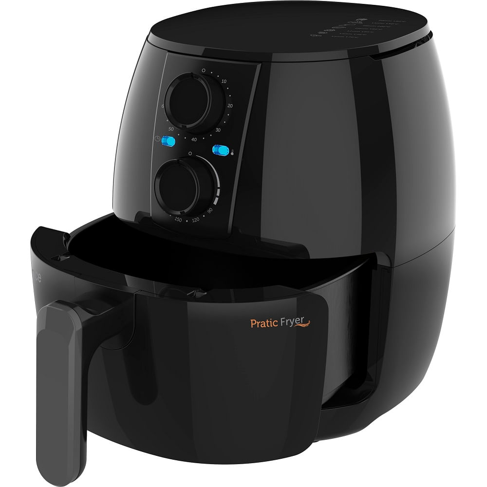 Fritadeira-Air-Fryer-3-Litros-Cadence-Pratic-Fryer-Preta-220V-FRT515