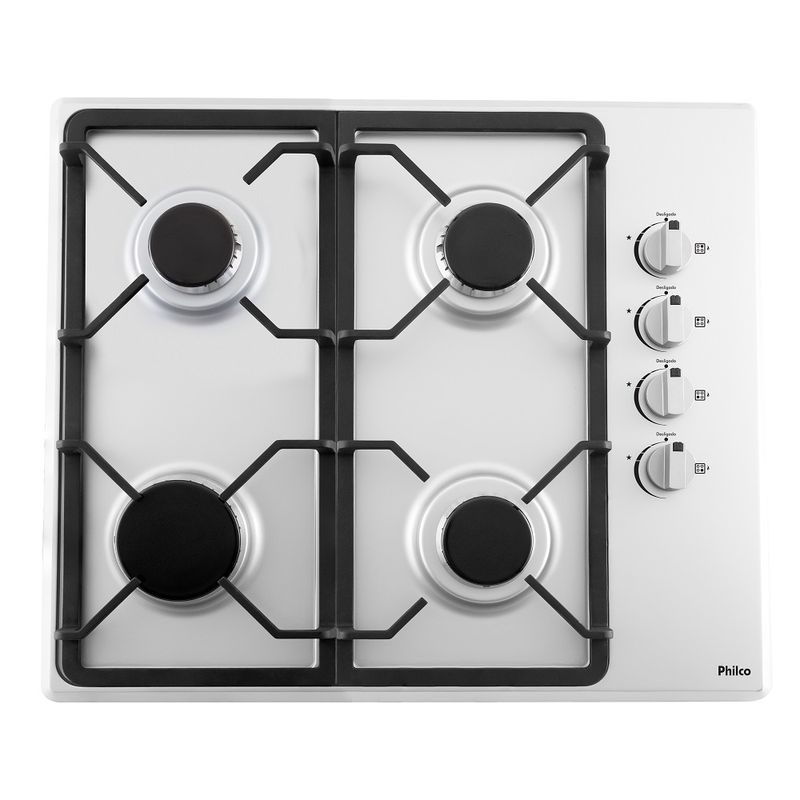 CooktopPhilco4BocasPrataPCT04I–Bivolt