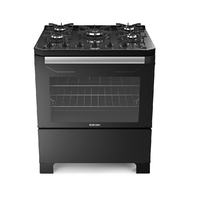 Fogao-de-Piso-Itatiaia-5-Bocas-Itamaster-Preto-–-Bivolt