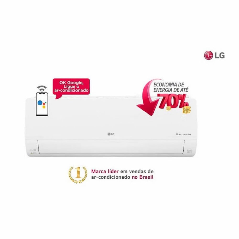 ❄️Ar Condicionado Dual Inverter LG Art Cool 18000Btus Q/F - Ibyte