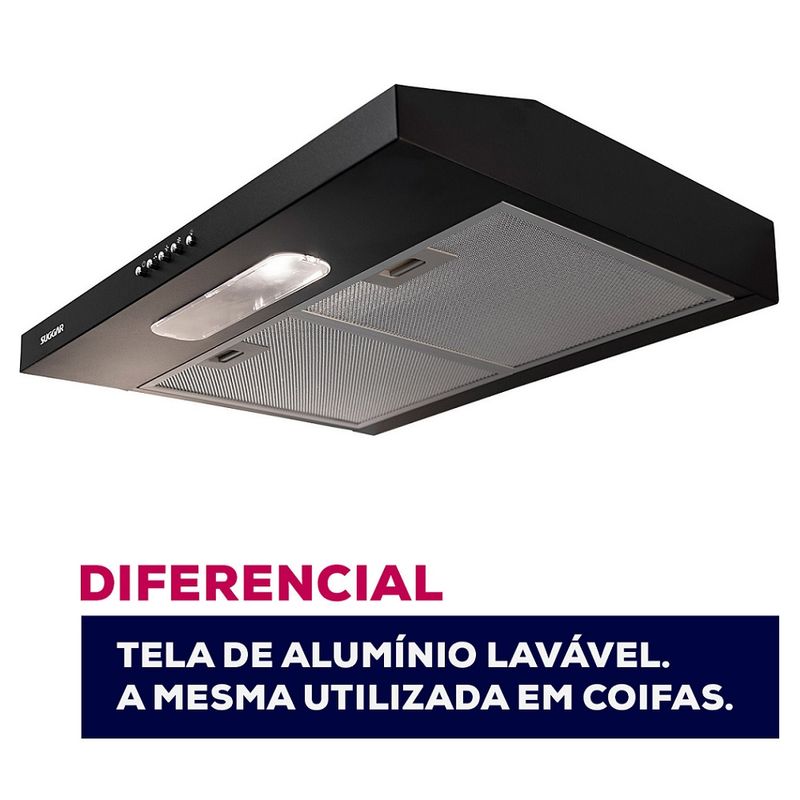 Depurador-de-Ar-Suggar-Slim-60cm-Preto-DPS161PT---127-Volts