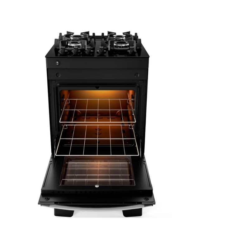 Fogao-de-Piso-Atlas-4-Bocas-com-Mesa-de-Vidro-Agile-Up-Glass-Preto---Bivolt-