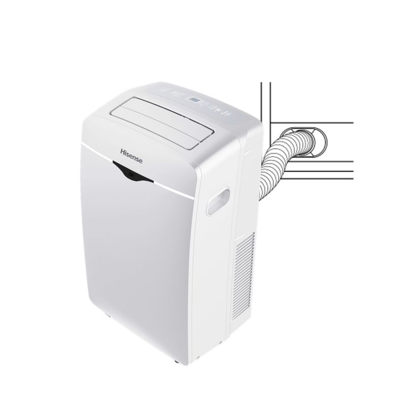 ArCondicionadoPortatilHisense12000BTUhFrioAP12CWBRNPS01–127Volts
