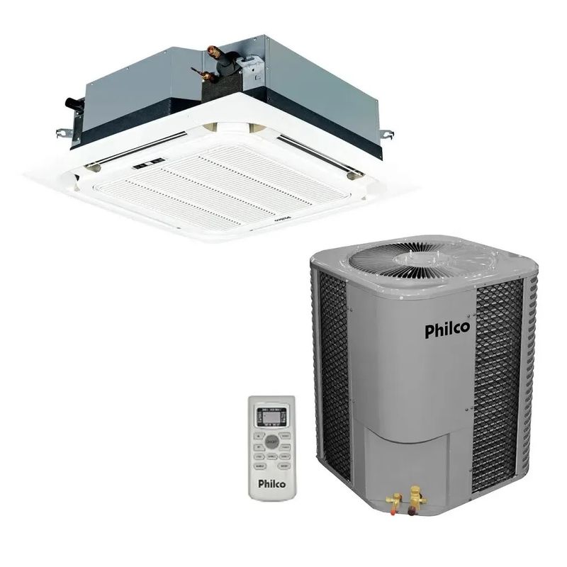 Ar-Condicionado-Split-Cassete-4-Vias-Inverter-Philco-36000-BTU-h-Frio-Trifasico-PAC36000ICFM5---220-Volts
