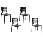 Conjuntode4CadeirasPlasticasTramontinaEncostoVazadoHorizontalSofiaPreta