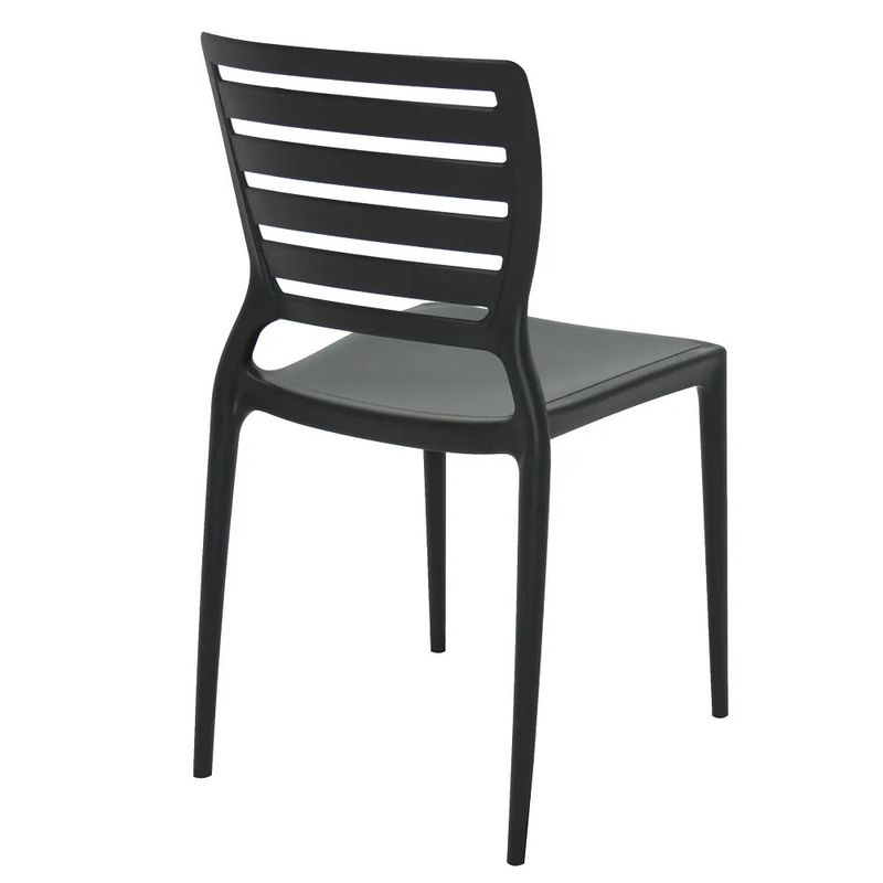Conjuntode4CadeirasPlasticasTramontinaEncostoVazadoHorizontalSofiaPreta