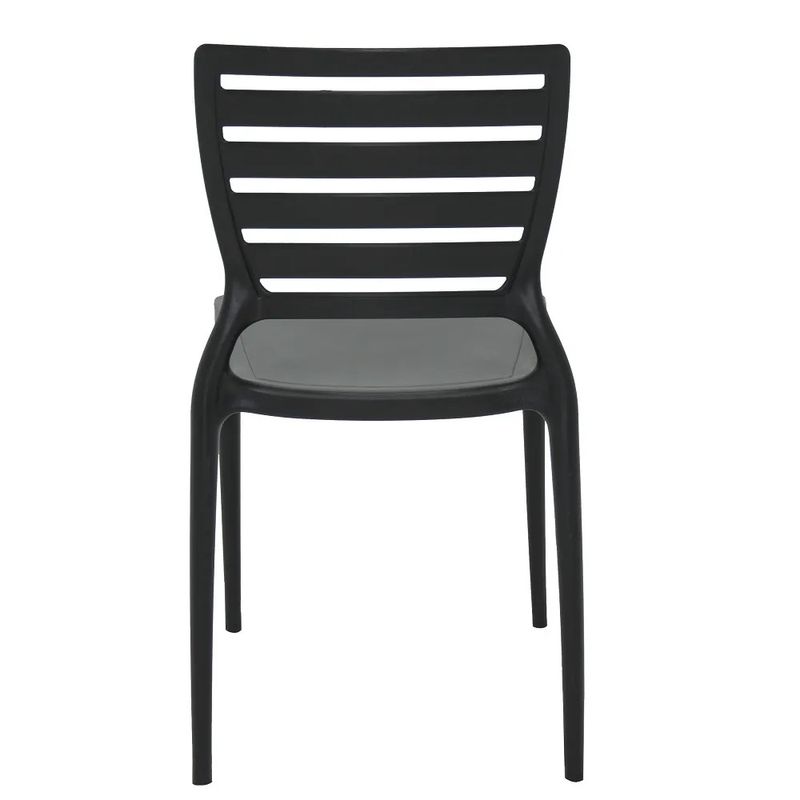 Conjuntode4CadeirasPlasticasTramontinaEncostoVazadoHorizontalSofiaPreta