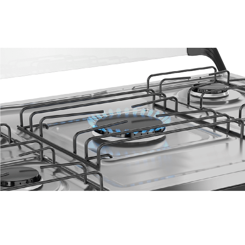 Fogao-de-Piso-Mueller-5-Bocas-Mesa-Inox-Preto-MFI5BA