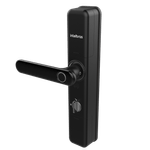 Fechadura-Smart-Intelbras-com-Macaneta-Preta-MFR-7000