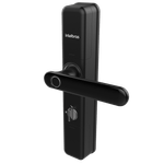 Fechadura-Smart-Intelbras-com-Macaneta-Preta-MFR-7000