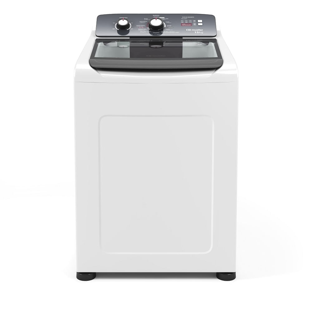LavadoradeRoupaAutomaticaMueller15KgUltracentrifugacaoeCicloRapidoBrancaMLA15–220Volts