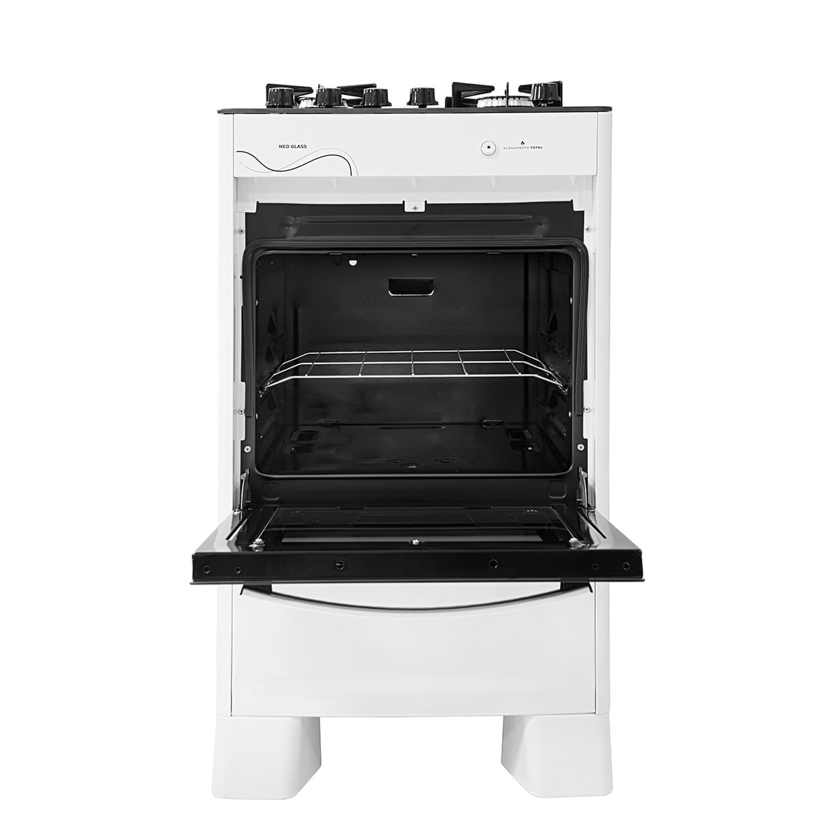 Fogao-4-Bocas-Suggar-com-Mesa-de-Vidro-Neo-Glass-Branco-Bivolt