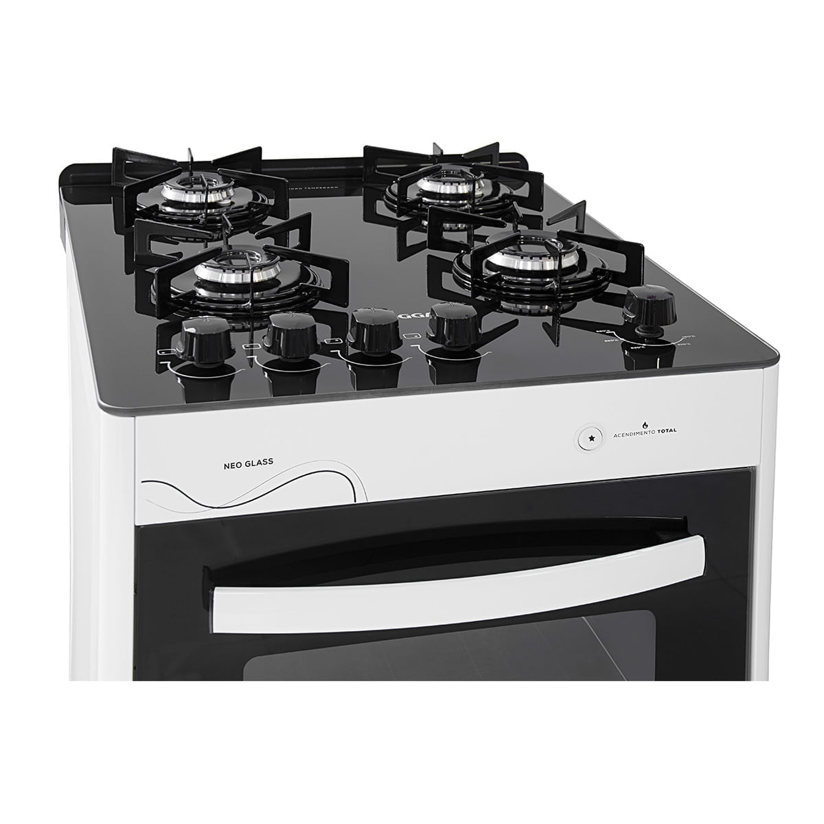 Fogao-4-Bocas-Suggar-com-Mesa-de-Vidro-Neo-Glass-Branco-Bivolt