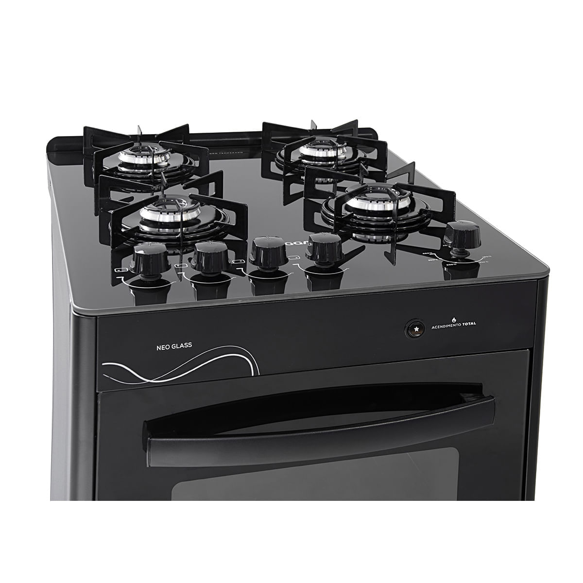 Fogao-Suggar-4-Bocas-com-Mesa-de-Vidro-Neo-Glass-Preto-Bivolt